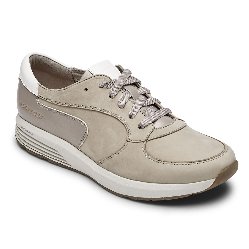 Rockport Womens Sneakers Beige - Trustride ProWalker - UK 406-YWNTCB